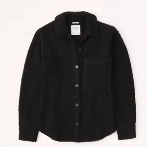 Abercrombie & Fitch Oversized Tweed Shirt